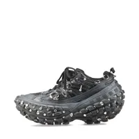 Balenciaga bouncer Faux leather Sneakers 24cm Ladies' Black 685611