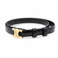 CELINE トリオンフ ブラックベルト ゴールドバックル 75センチ 楽天