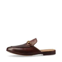 グッチ　ポインテッドトゥ　ミュール　キャンバス　　37 ☆全2色☆ポインテッドトゥ 刺繍 フラットシューズ ミュール