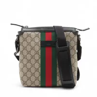 グッチ ブラックレザー ショルダーバッグ グッチ GGエンボス レザー ショルダーバッグ ブラック 406410