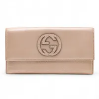 ◇グッチ◇795166/レザー/ダブルG/ロングウォレット/長財布/ブランド