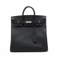 エルメス オータクロア50 アルデンヌ ブラック ゴールド金具 ○Y:1995