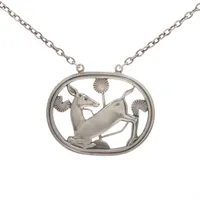 ジョージジェンセン クローバー ネックレス 925 8.7g 387