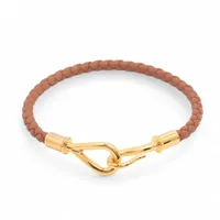 エルメス ジャンボブレスレット ブレスレット T5 GP×革 A3238258