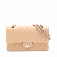 シャネル マトラッセ25 キャビアスキン ダブルフラップ ダブルチェーン