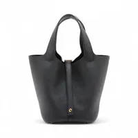 エルメス ピコタンロック18 PM トリヨンクレマンス ブラック ゴールド金具 K:2025年