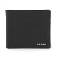 PRADA マネークリップ ヴィッテログレイン ネイビー ギャランティ付 A4006483.JPG