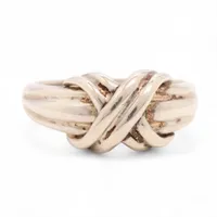 オールドティファニー 1991 リボン ハート リング 750 925 QO7e オールドティファニー 1991 リボン ハート リング 750 925 QO7e