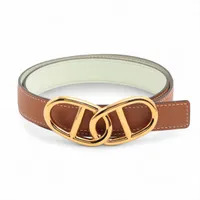 エルメス ラッキー15 リバーシブル カデナ U刻印：2022 ベルト