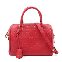 ヴィトン モノグラムアンプラント スピーディバンドリエール25 M42399 レッド