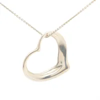 【週末セール】ティファニー　ハートリンク オープンハート ラリアット ネックレス TIFFANY&Co[ティファニー] ダブル オープン ハート ラリアット