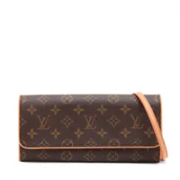 ヴィトン モノグラム ポシェットツインGM M51852 ブラウン