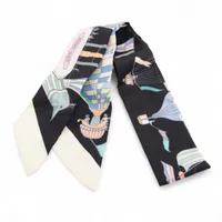 エルメス カレ90 LES OISEAUX DU ROY 王の鳥たち スカーフ