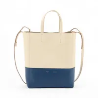 セリーヌ ラゲージ ナノショッパー レザー 2WAYハンドバッグ ホワイト