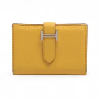 【セール】2015年 HERMES エルメス ベアンミニ　シェブルミゾル エルメス ベアンミニ シェブルミゾル 名刺入れ グリーン