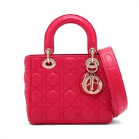 クリスチャンディオール レディディオール カナージュ パテントレザー