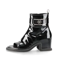 【みみこ】Louis Vuitton ブラックレザーブーツ 38 正規品 みみこ】Louis Vuitton ブラックレザーブーツ 38 正規品 楽天