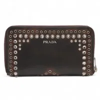 フェンディ モンスターアイ 7M0210 レザー ラウンドジップウォレット