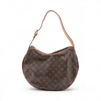 LOUIS VUITTON ポシェットクロワッサンPM モノグラム ルイヴィトンポシェット クロワッサン MM 14145 ブラウン