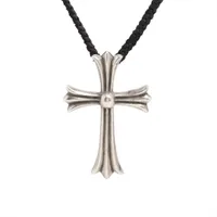 クロムハーツ スモールCHクロス ネックレス 925 37.8g Wボロチップ