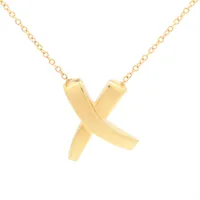 ティファニー バードクロス ネックレス 750(YG) 3.6g A2956525｜中古