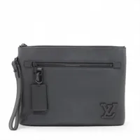 ヴィトン LVアエログラム テイクオフ ポーチ M69837 ブラック RFID反応あり