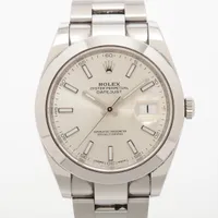 ロレックス デイトジャスト41 126300 SS SS AT シルバー文字盤