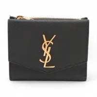 ⭐️未使用級⭐️　サンローラン　YSL　カサンドラロゴ　クロコ型押し　マネークリップ ⭐️未使用級⭐️ サンローラン YSL カサンドラロゴ クロコ型