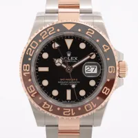 ロレックス GMTマスターⅡ 126711CHNR PG×SS PG×SS AT 黒文字盤