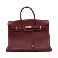 エルメス ボリード31 フィヨルド ルージュガランス ゴールド金具 □H