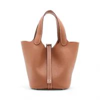 エルメス ピコタンロック18 PM トリヨンクレマンス ゴールド シルバー金具 K:2025年