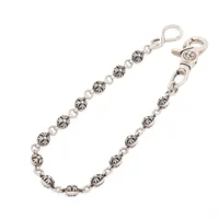 クロムハーツ 2クリップクラシックリンク ウォレットチェーン 925