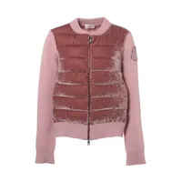 モンクレール ウールニットダウン 4ポケットカーディガン Sサイズ ピンク モンクレール ウールニットダウン 4ポケットカーディガン Sサイズ ピンク