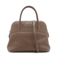 エルメス ボリード31 トリヨンクレマンス ゴールド シルバー金具 T