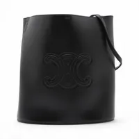 最終お値下げ！7月31日まで　CELINE トリオンフ　ブラックレザーウォレット 最終お値下げ！7月31日まで CELINE トリオンフ ブラックレザー