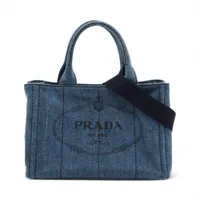 プラダ　カナパ　デニム　コサージュ　花柄　希少　レア　ハンドバッグ 2025年最新】フラワー カナパの人気アイテム - メルカリ