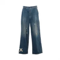 メゾンマルジェラ 21SS コットン デニムジャケット 36 レディース