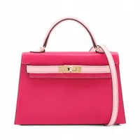 エルメス ミニケリー2 20 セリエ シェブルミゾル ローズメキシコx