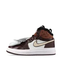 アマレットjsk ナイキ AIR JORDAN 1 MID レザー ハイカットスニーカー 27.5cm