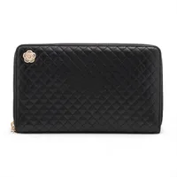 シャネル マトラッセ キャビアスキン ラウンドジップウォレット