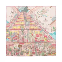 エルメス カレ90 La femme aux semelles de vent 風の足蹠を持つ