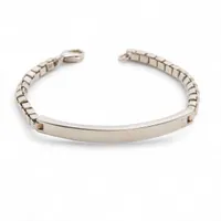 ティファニー ベネチアンリンクID ブレスレット 925 19.0g シルバー