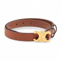 【フェラガモ】レザーベルト ブラウン メタルバックル リバーシブルベルト - メンズ | Ferragamo