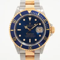 ロレックス サブマリーナーデイト 16613 SS×YG SS×YG AT 青文字盤
