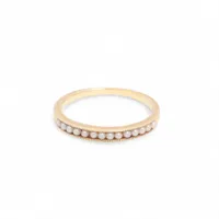 お値下げ　アガット　バロックパールK18リング アガット バロックパール リング K18(YG) 4.7g バロックパール キズ