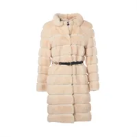 バーバリーブルーレーベル＊ウール　アンゴラロングコート ベージュ 40 BURBERRY BLUE LABEL ロングコートウールベージュ40