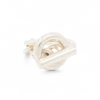 エルメス クロワゼットPM 2020 リング 53 925 14.5g シルバー A4013937