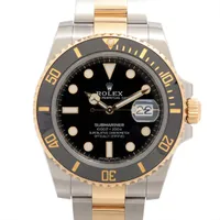 ロレックス サブマリーナーデイト 116613LN SS×YG SS×YG AT 黒文字盤