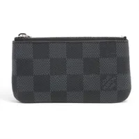 ヴィトン ダミエグラフィット ポシェットクレ N60155 ブラック