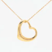 ティファニー　オープンハート　750 YG 片方 ティファニーオープンハート750 YG 片方